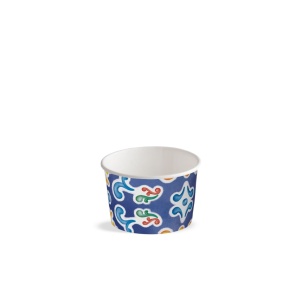 Cupe Inghetata Carton Capri, Ø 6.42 x H 4 cm, 80 ml, Set 55 buc