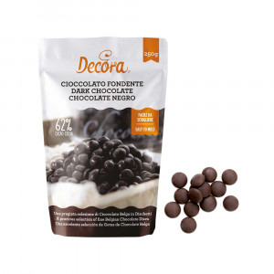 Dark chocolate 62% Belgium, 250 gr - Img 1