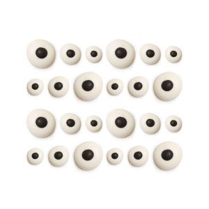 Decor Sugar - Eyes Ø 1, 1.5 and 2 cm, 30 pcs - Img 3