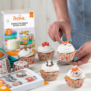 Decor Sugar - Forest Animals R 3.5 and 4 cm, 6 patterns, 6 pcs - Img 3