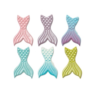 Decor Sugar - Mermaid Tails Ø 3.5 cm, 6 pieces - Img 2