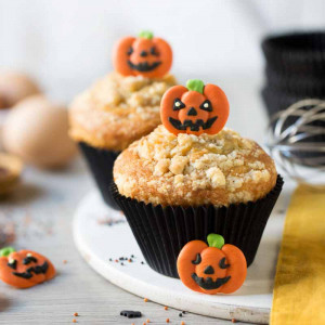 Decor Sugar - Pumpkin Ø 3.5 cm, 6 pieces - Img 3