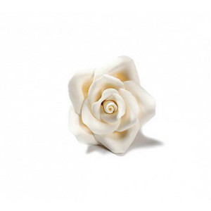 Decor Sugar - White Roses - White Roses R 5cm, 24 pack