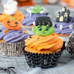 Decor Zahar - Figurine Halloween Frankenstein Ø 3.5 - 4.5 cm, 6 modele, 6 buc - Img 4
