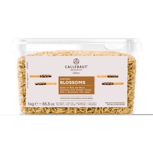 Decoratiuni Ciocolata Caramel Blossom Barry Callebaut, 1 kg