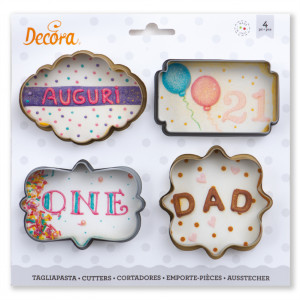 Decupatoare Plachete sau Rame Decor Ø 9 - 10 cm, Set 4 Buc - Img 7