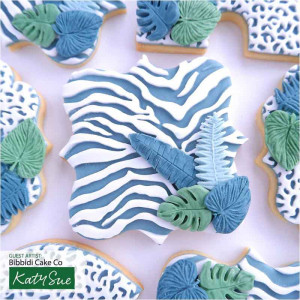 Exotic Leaf / Jungle Silicone Moulding, 4 Subjects Ø 2.5 - 4.8 cm - Img 3