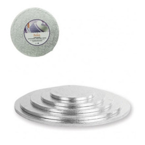 Ezüst kerek süteményes tányér, Ø 40 x H 1,2 cm - Img 5