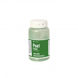 Fat Soluble Food Colour Pearly Powder, Green without E171, 25 gr - Azo Free