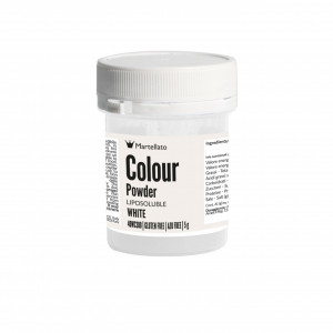Fat Soluble Food Colour Powder, White, 5 gr - Azo Free