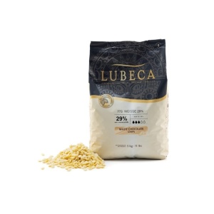 Fehér csokoládé 773 Csepp 29% L Lubeca, 5 Kg