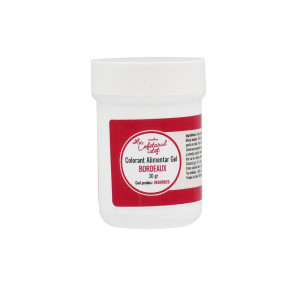 Food Colouring Gel Bordeaux, 30 gr
