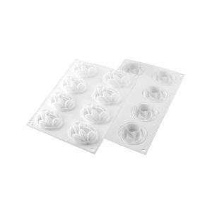 Forma Silicon Cacao Ø 6.1 x H 2.1 cm, 6 cavitati x 35 ml - Img 2