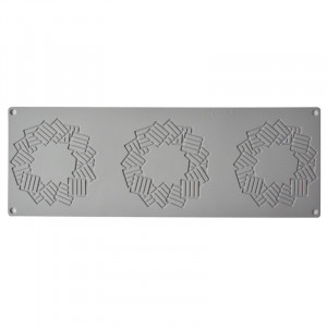Forma Silicon Gourmand Forma Rotunda Mozaic Ø 11.5 x H 0.15 cm, 3 cavitati - Img 2