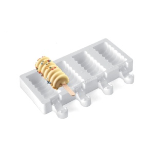 Forma Silicon Inghetata Mini Tango GEL04M, 4 cavitati x 9.1 x 8.5 x H 2.3 cm, 36 ml, 50 bastonase - Img 4