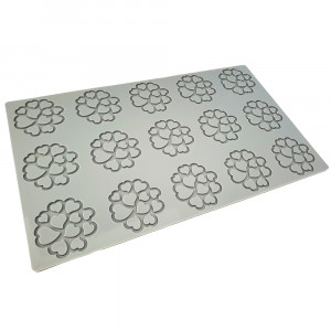 Forma Silicon PavoDecor Inima Forma Rotunda, 15 cavitati Ø 5 x H 0.2 cm, 1.6 ml - Img 2