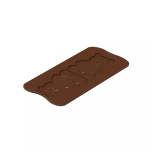Forma Silicon Praline Ursulet 6.7 x 9 x H 0.2 cm, 10 ml, 2 cavitati (SCG068)