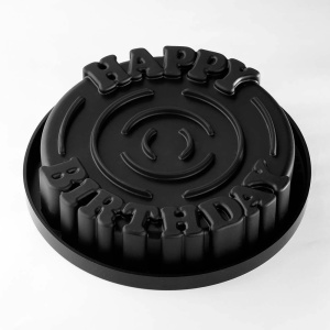 Forma Silicon Tort 3D Happy Birthday Ø 19 x H 4.5 cm, 1100 ml - Img 2