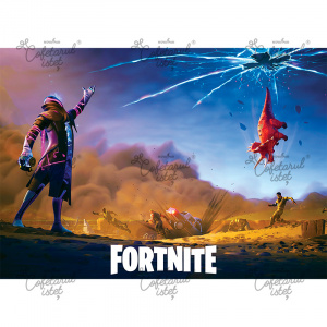 Fortnite nyomtatott gofri Fortnite Model 6, A4 - Cukrászda Istet