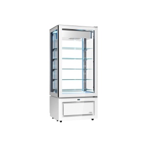 Függőleges hűtővitrin, -22 / +5°C, 80,5x64,5x184 cm, Luxor White, modell KD8V