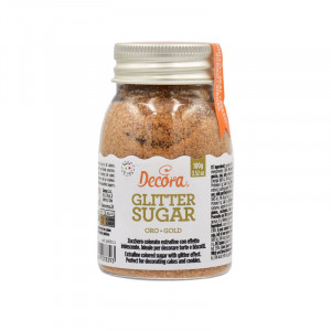 Golden Glitter Sugar, 100 gr - Img 1