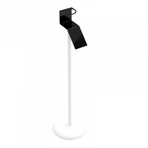 Hol Holder for Sanitising Bottle Ø 5.2 cm, Black Plexiglas, H120 cm - Img 1