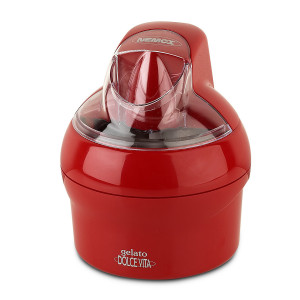 Ice Cream and Sorbet Machine for home use DOLCE VITA 1,1L Red - Img 2