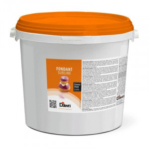Intenzív fehér fényes fondant, azonnal felhasználható, Sublime Dawn White, 7 kg - Img 1