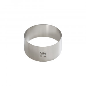 Kerek rozsdamentes acél ág Ø5xH4.5cm