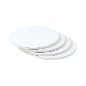 Kerek tortalap fehér szatén, Ø 50 x H 1,2 cm - Img 4