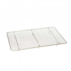 Krómozott acél grillsütő lábakkal kekszekhez vagy Mignonhoz, 38 x 26 cm - Img 2