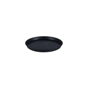 Kúpos pizzatálca, Ø 26 x H 2,5 cm, Fekete tábla - Img 1
