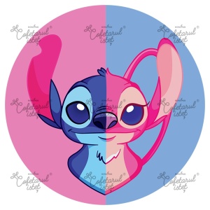Lilo&amp;Stitch Модел 3, Ø 20 cm - Сладкарница Istet