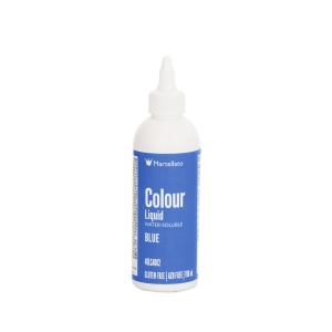 Liquid Water Soluble Food Colour, Blue without E171, 190 ml - Azo Free