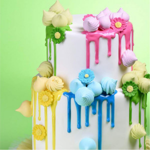 Mini Pink Flame Meringue - 360 pcs - Img 2