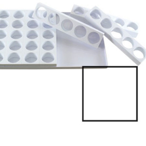Monoportii Patrate 6 x 6 x H 4 cm - Set 7 Matrite Formare 35 Produse, Tava 60 x 40 cm - Img 2