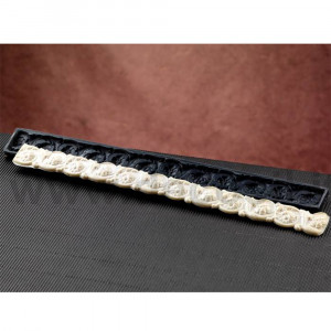 Moulding Silicone moulding Baroque border, 31.2x2.5cm - Img 4