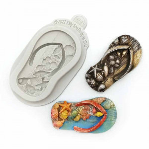 Mulaj Silicon Decor Marin - Slap Plaja, 1 Subiect 7.8 x 4 cm - Img 2