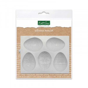 Mulaj Silicon Oua Decorate Paste, 3.5 x 4.8 cm, 5 Subiecte - Img 1