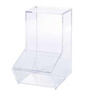 Multi-Use Dispenser, Transparent Plexiglas, 27 x 17.5 x H 31 cm