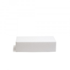 Négyszögletes polisztirol forma 15 x 15 x H 7,5 cm