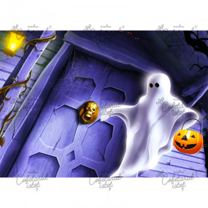 Nyomtatott Halloween gofri Halloween 6-os modell, A4 - Cukrászda Istet