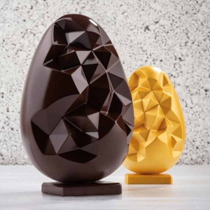 Ou Paste Picasso Ø 9.6 x H 15 cm, Set Matrite Plastic 2 Subjects Chocolate - Img 2