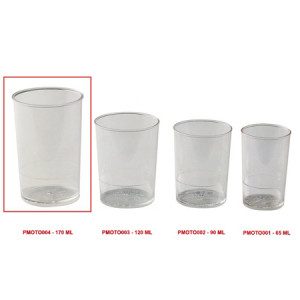 Pahare Reutilizabile Classic 170 ml, Ø 6 x H 9 cm, Set 100 Buc - Img 3