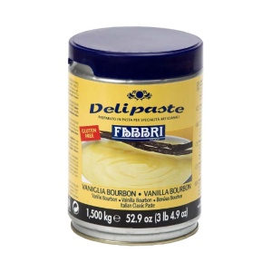 Pasta Vanilie Bourbon Fabbri Delipaste, 1.5 kg