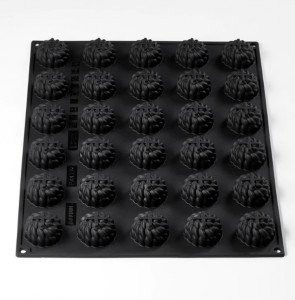 Pavoflex mould 30x40 Saint - Honore Ø 4 x H 2.5 cm, 30 cavities, 20 ml - Img 2