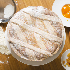 Pie Tray, Plain, Frosted Edges, Ø 26 x H 4 cm, Cositorita Board - Img 2