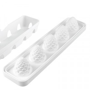 Pineapple/Con Brad 3D, Ø6xH7.3cm - Silicon Monoportion, 5 cavities - Img 4