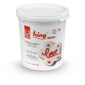 Piros cukormáz, Modecor 1 kg