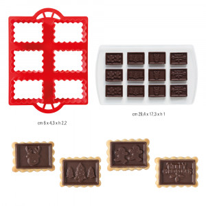 Plastic Christmas Cutters - Biscuit Decor, 6 x 4.3 x H 2.2 cm, 2 pieces - Img 3